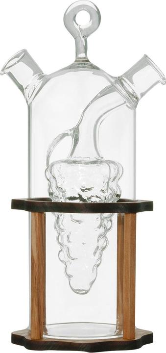 Produktbild Natura Punto 2in1 Essig- und Ölspender aus Glas und Olivenholz