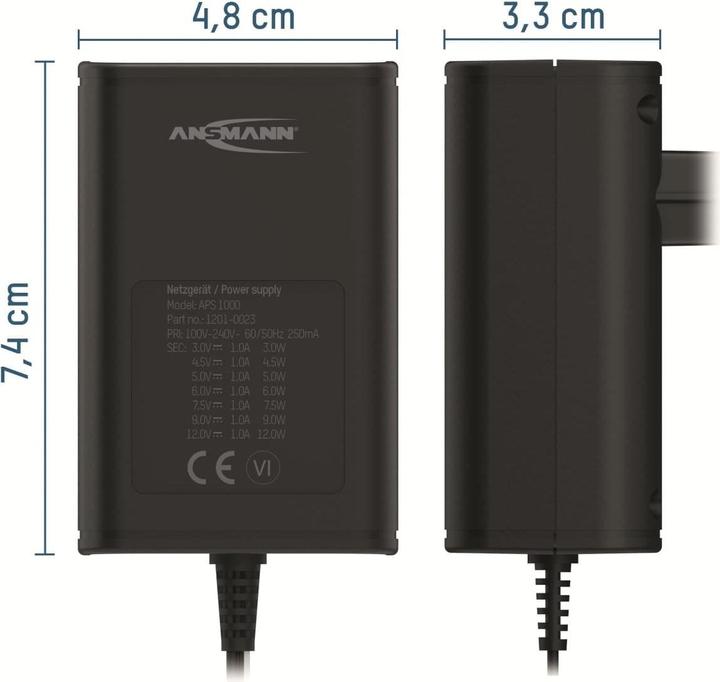 Produktbild Ansmann APS 1000 NEU max. 12 W