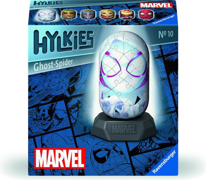 Ravensburger Hylkies : La nouvelle série de figurines à assembler soi-même. Figurine #10 - Ghost (54 pièces)