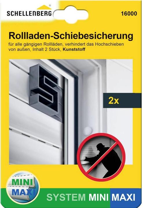 Image du produit Schellenberg 16000 Sécurité anti-relevage Convient pour (systèmes de volets roulants)