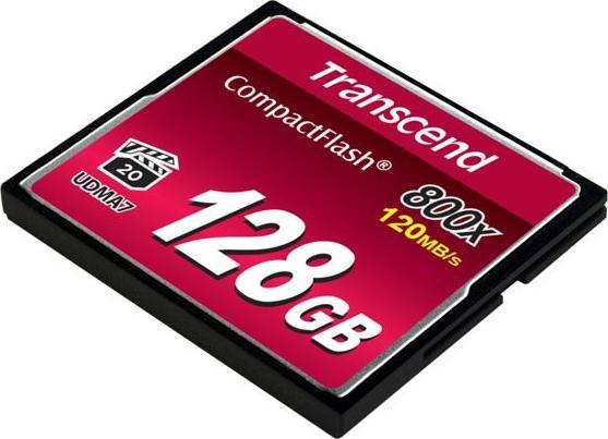 Produktbild Transcend Premium CompactFlash 128GB Card R120MB/s VGP 20 MLC (128 GB, CF, U3, UHS-II)