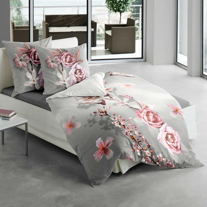 Image du produit Traumschlaf Rose (Housse de couette, 155x220 cm + 80x80 cm)