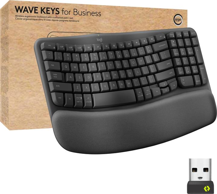 Image du produit Logitech Clés d'onde pour les entreprises (ING. Int., Sans fil)