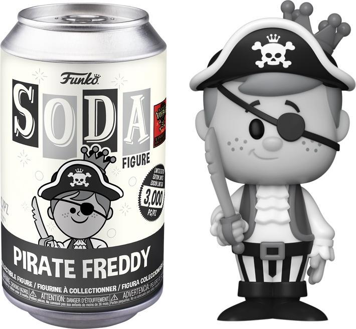 Produktbild Funko Soda Pirate Freddy (Black & White) Exclusive Funtastic Voyage - 3000 Pièces
