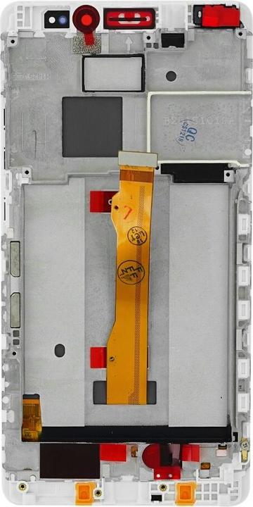 Produktbild OEM Display-Einheit + Rahmen für Huawei Mate S weiss, ohne Logo (Display, Huawei Mate S)