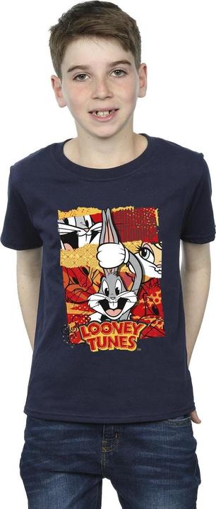 Actual product image Looney Tunes Boys Bugs Rabbit Comic New Year T-Shirt (140, 146)