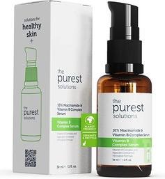 The Purest Solutions Vitamin B-Komplex Serum mit Niacinamid 10% - Anti-Sensibilisierung, Anti-Rötung (30 ml)