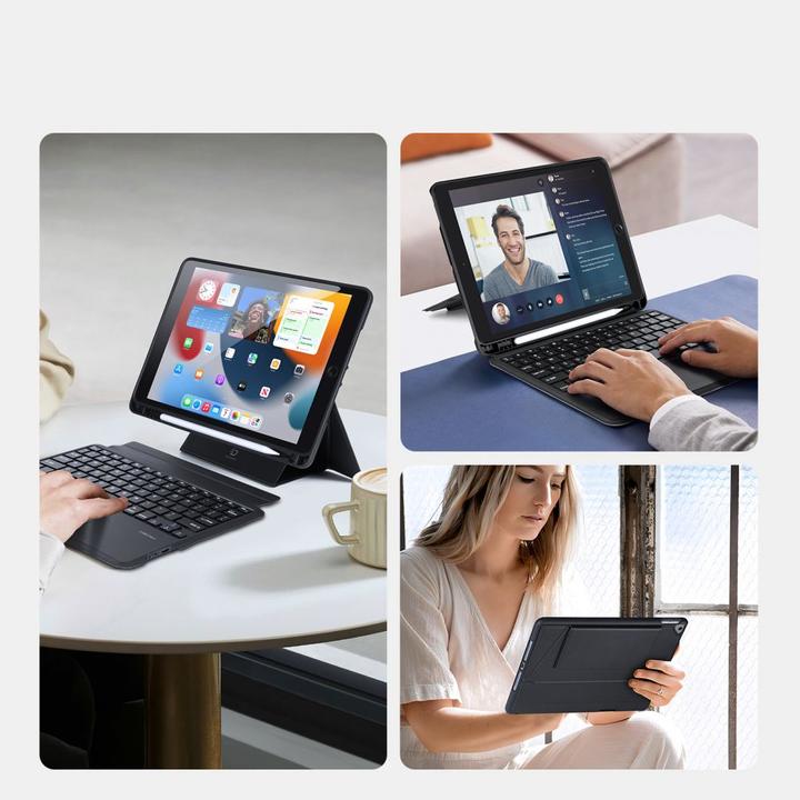 Actual product image Dux Ducis DK Series Keyboard Case (Eng. Int., iPad 7, iPad 8, IPad 9)
