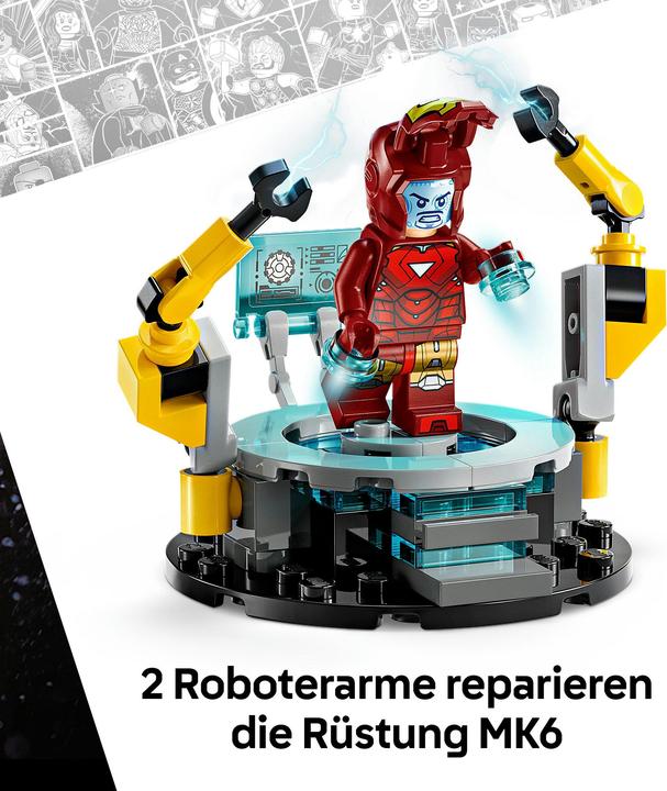 Actual product image LEGO Iron Man's Laboratory: Hall of Armour (76315, LEGO Super Mario)