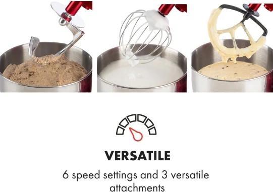 Immagine prodotto Klarstein Bella Rossa Food Processor1200 Watt, 5 Litri, Rosso