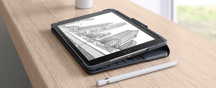 Image du produit Logitech slim folio (CH, iPad 2017 (5e gène), iPad 2018 (6e gén.))