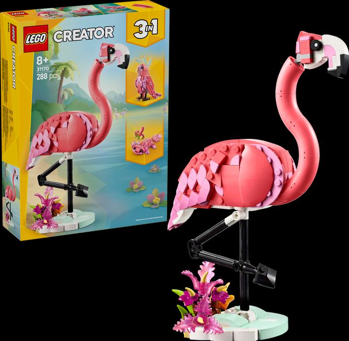 Image du produit LEGO Animaux sauvages : le flamant rose (31170, LEGO Creator Expert)
