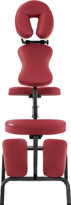 Produktbild Physa Massagestuhl klappbar mobiler Massagehocker Massagen-Stuhl 130 kg rot