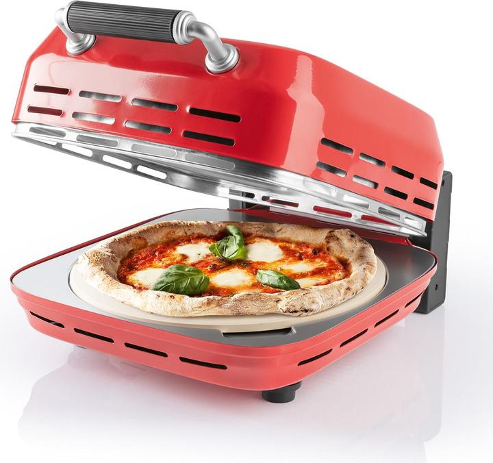 Actual product image Gourmetmaxx Pizza oven Ø 30 cm, red
