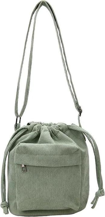 Produktbild Only-Bags.Store Cord-Einkaufstasche mit Kordelzug, Schultertasche, Hobo-Tasche, lässige Handtaschen, grosse