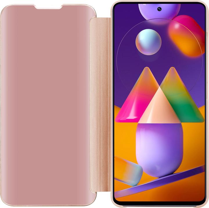Actual product image Cadorabo Book Smart View Mirror Cover (Samsung Galaxy M31s)