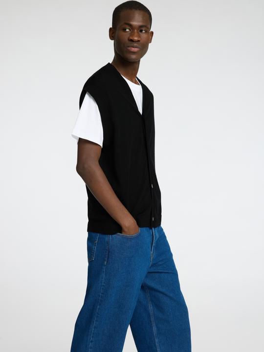 Image du produit Selected Homme Gilet tricoté 100% laine mérinos (XL)
