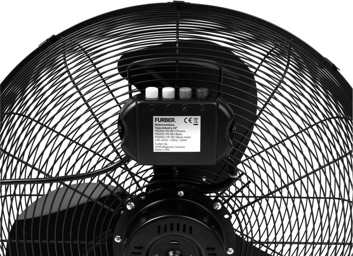 Immagine prodotto Furber Ventilatore da pavimento Vayu-Industry 20 Nero opaco (62 dB)