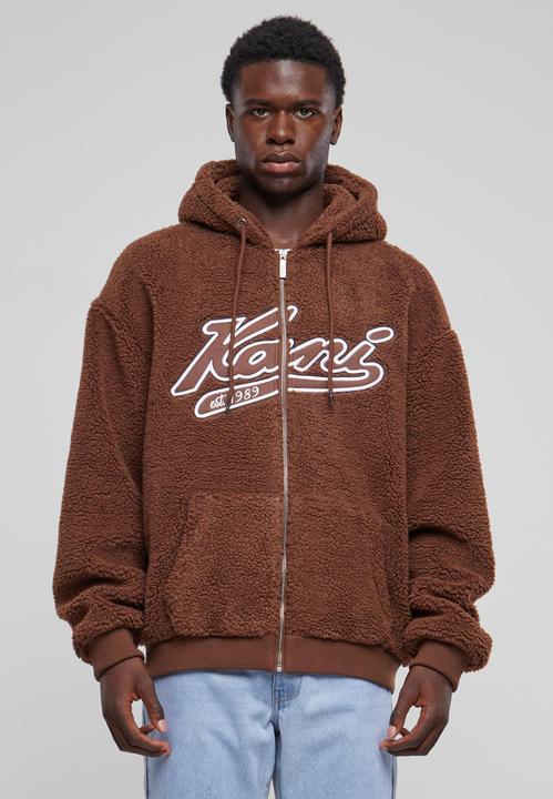 Image du produit Karl Kani KM233-019-1 KK Varsity Teddy Hoodie Full Zip - 111345 (XS)