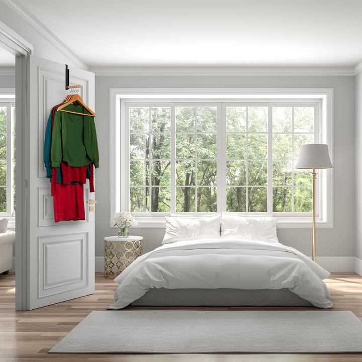Actual product image Relaxdays Door coat rack foldable