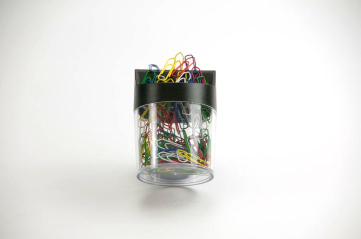 Actual product image Alco Magnet box clear incl. paper clips angular 26mm (1 x)
