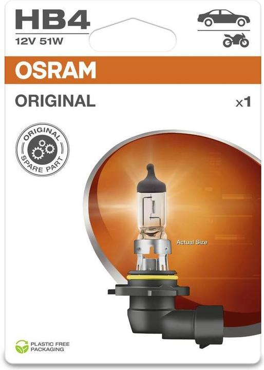 Image du produit Osram 4062172395328 Ampoules halogènes Original Line HB4 51 W 12 V (HB4)