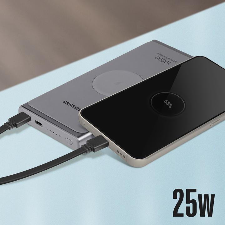 Actual product image Samsung Inductive Powerbank EB-U3300 (10000 mAh, 25 W, 37 Wh)