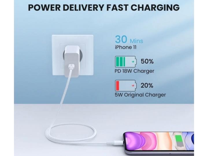 Image du produit Ugreen Câble Lightning vers USB-C 2.0 (1 m, USB 2.0)
