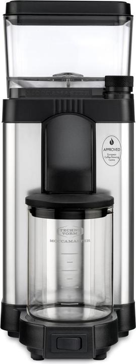 Produktbild Moccamaster 49510 coffee grinder Black, Stainless steel, Transparent