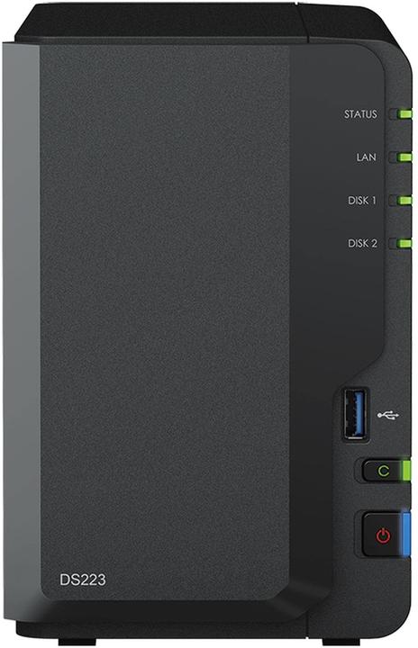 Actual product image Synology DS223 (2 x 6 TB, Seagate Ironwolf)