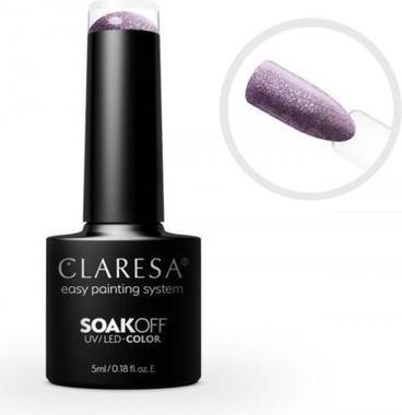 Claresa SoakOFF UV/LED Gel FULL Glitter 6.5ml (Lila, Farblack)
