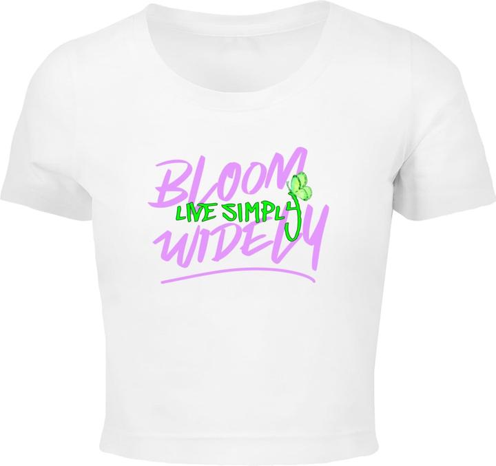 Image du produit Merchcode Ladies Bloom Widely Cropped Tee - 179711 (XS)