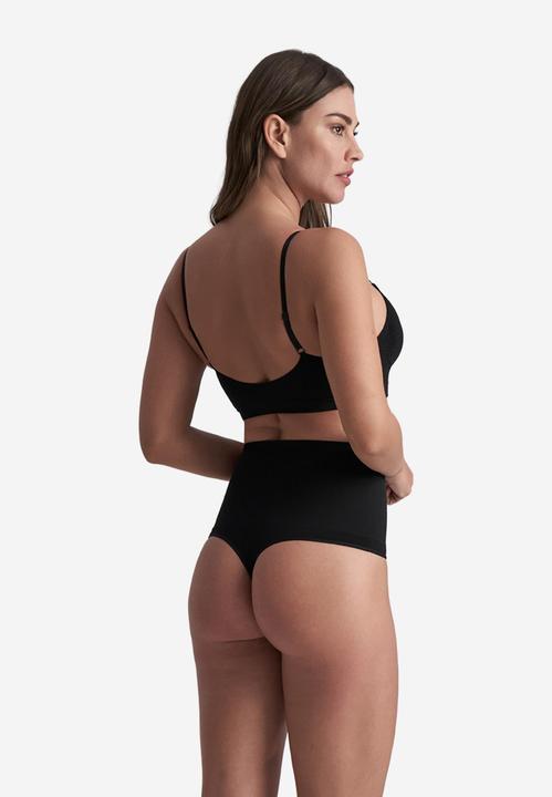 Actual product image Bye Bra Seamless Bra Medium Control - Black XL (Single pack, XL)