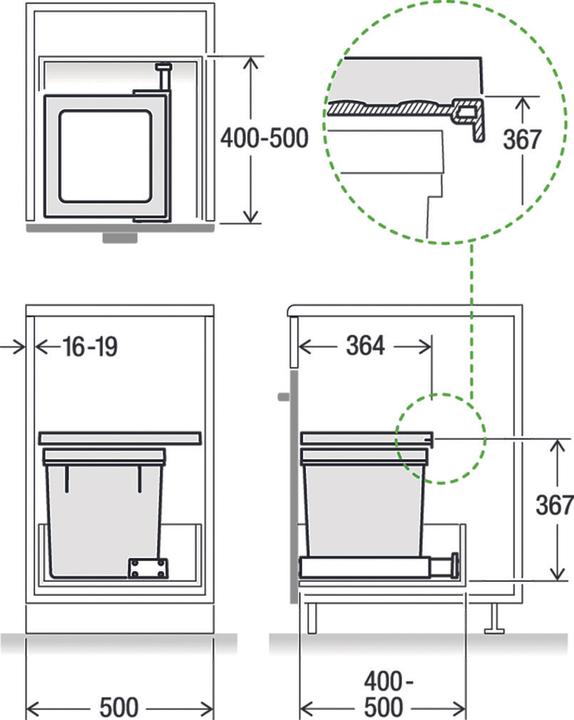 Actual product image Müllex Sweepingsystem X50 Basic (35 l)