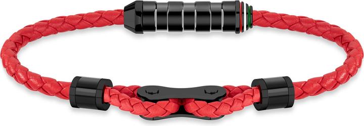 Ducati Magnete Pelle Armband (20 cm, Leder, Edelstahl)