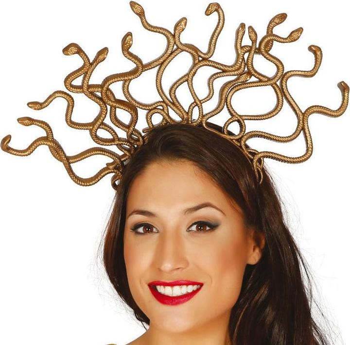 Produktbild Fiestas Guirca Medusa Schlangen-Haarreif gold