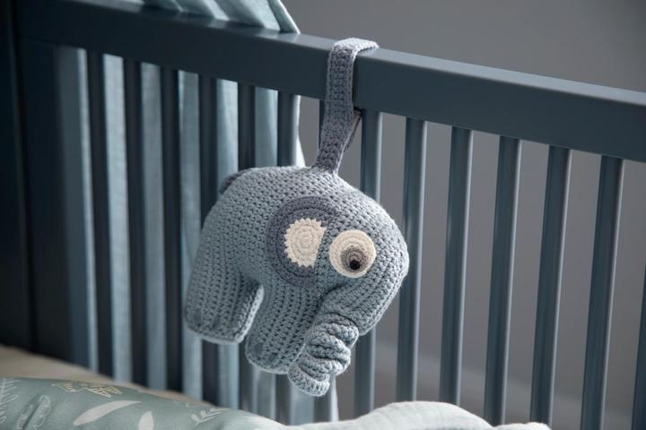 Produktbild Sebra Spieluhr Fanto Elefant Puder