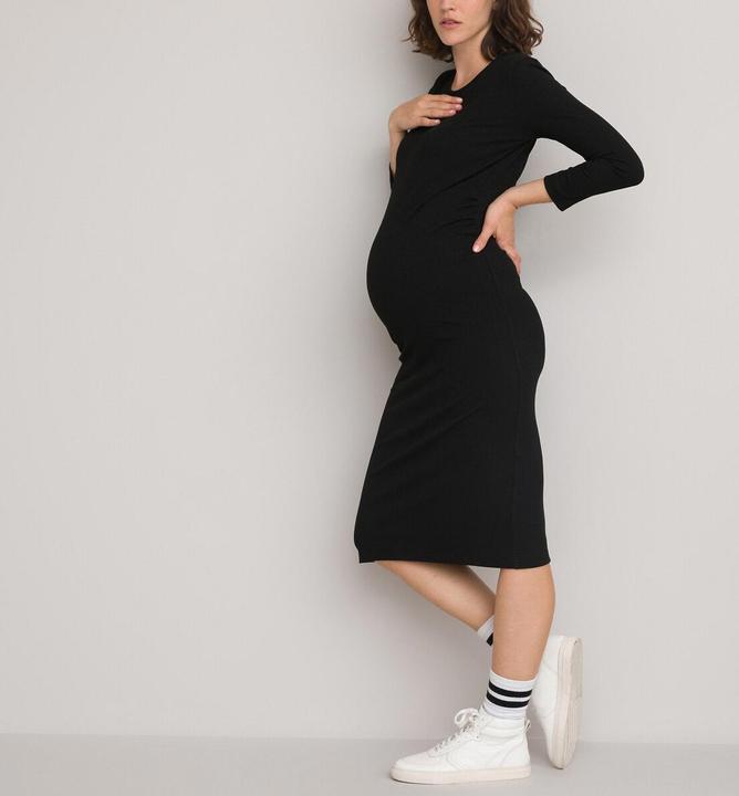 Actual product image La Redoute Collections Knitted dress for pregnancy (L)