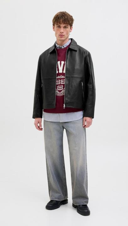 Produktbild Jack & Jones Lederjacke Lederjacke (L)