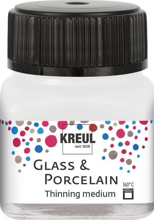 Actual product image Kreul Glass & Porcelain Paint Thinner 20 ml (Colorless, 20 ml)