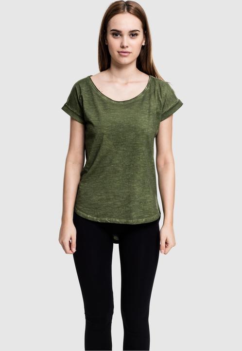 Immagine prodotto Urban Classics Tee lungo da donna a forma di schienale con tintura spray (L)