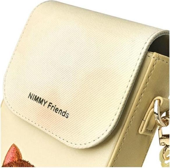 Actual product image Dell Nimmy phone bag khaki Big Eyed Pet 2.0 Cat