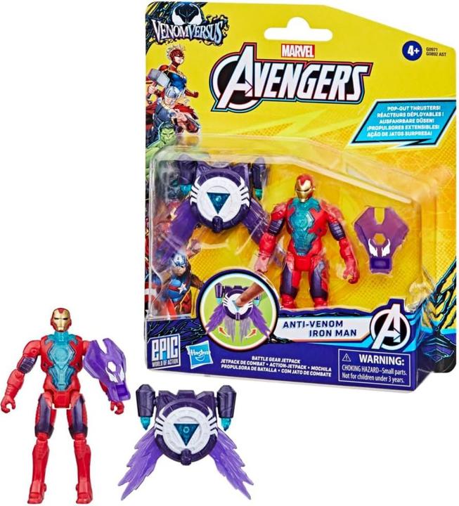 Produktbild Hasbro Marvel Avengers VenomVersus Epic World of Action Anti-Venom Iron Man Figur