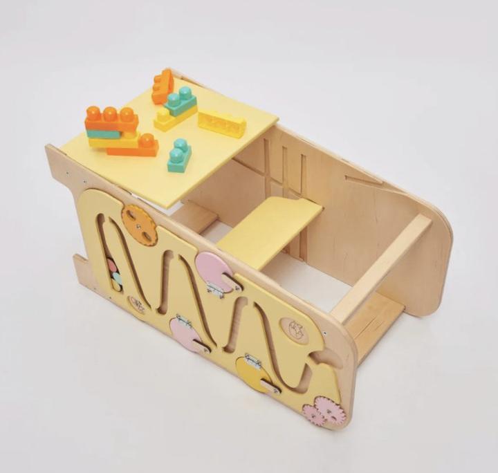 Actual product image Montessori Multifunktionaler Helfer Tower 5-in-1 - Multifunctional Helper Tower 5-in-1 ® by busy kids