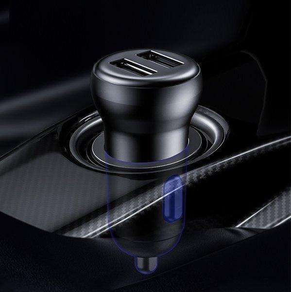 Produktbild Baseus Car Bluetooth MP3 Player T Shaped S-16 Black OS