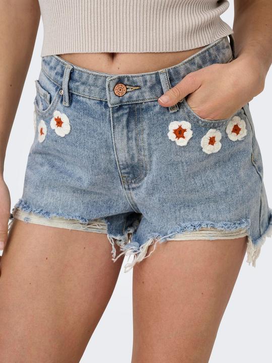 Produktbild Only ONLPACY Hohe Taille Normal geschnitten Jeans-Shorts Jeans-Shorts (M)