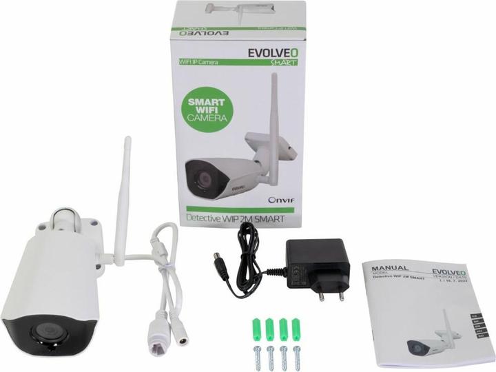 Produktbild Evolveo Detective WIP 2M SMART WiFI IP Kamera (1920 x 1080 Pixels)