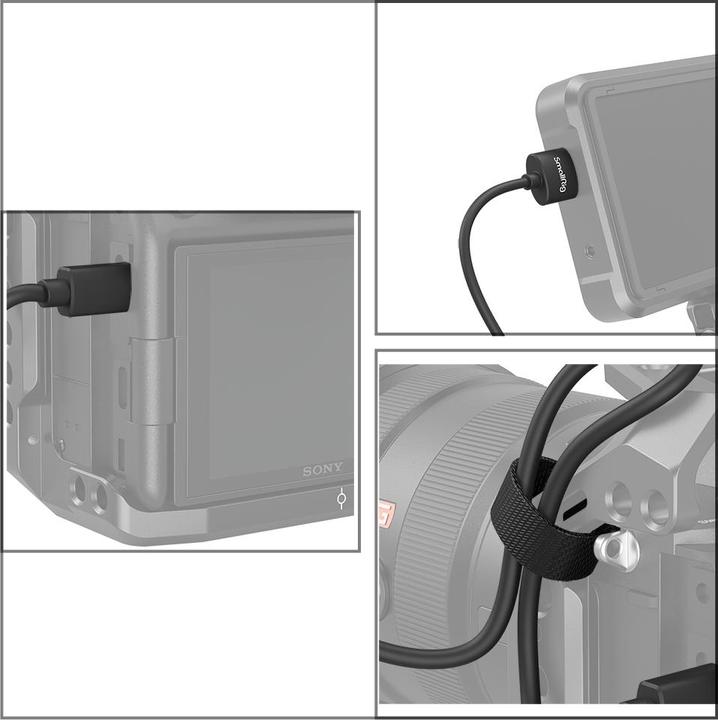 Actual product image SmallRig HDMI – Micro HDMI (0.55 m, HDMI)