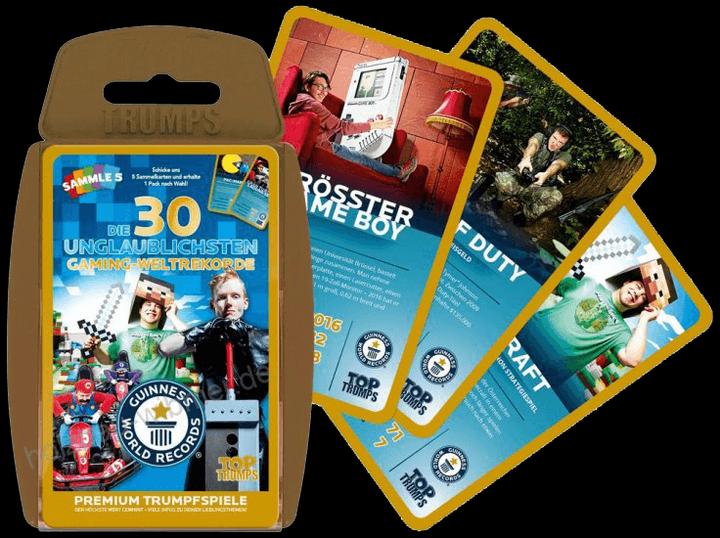 Actual product image Unique Top Trumps Guinness World Records - The 30 most incredible gaming world records (German)