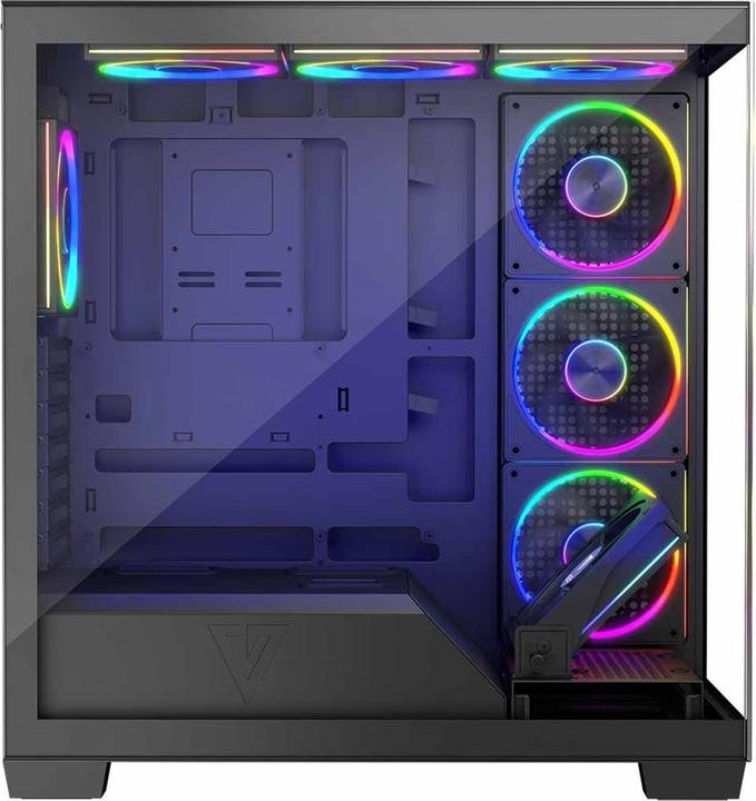 Actual product image Modecom Computergehäuse VOLCANO STELLAR ARGB MIDI 8F (mATX, Mini-ITX, ATX)
